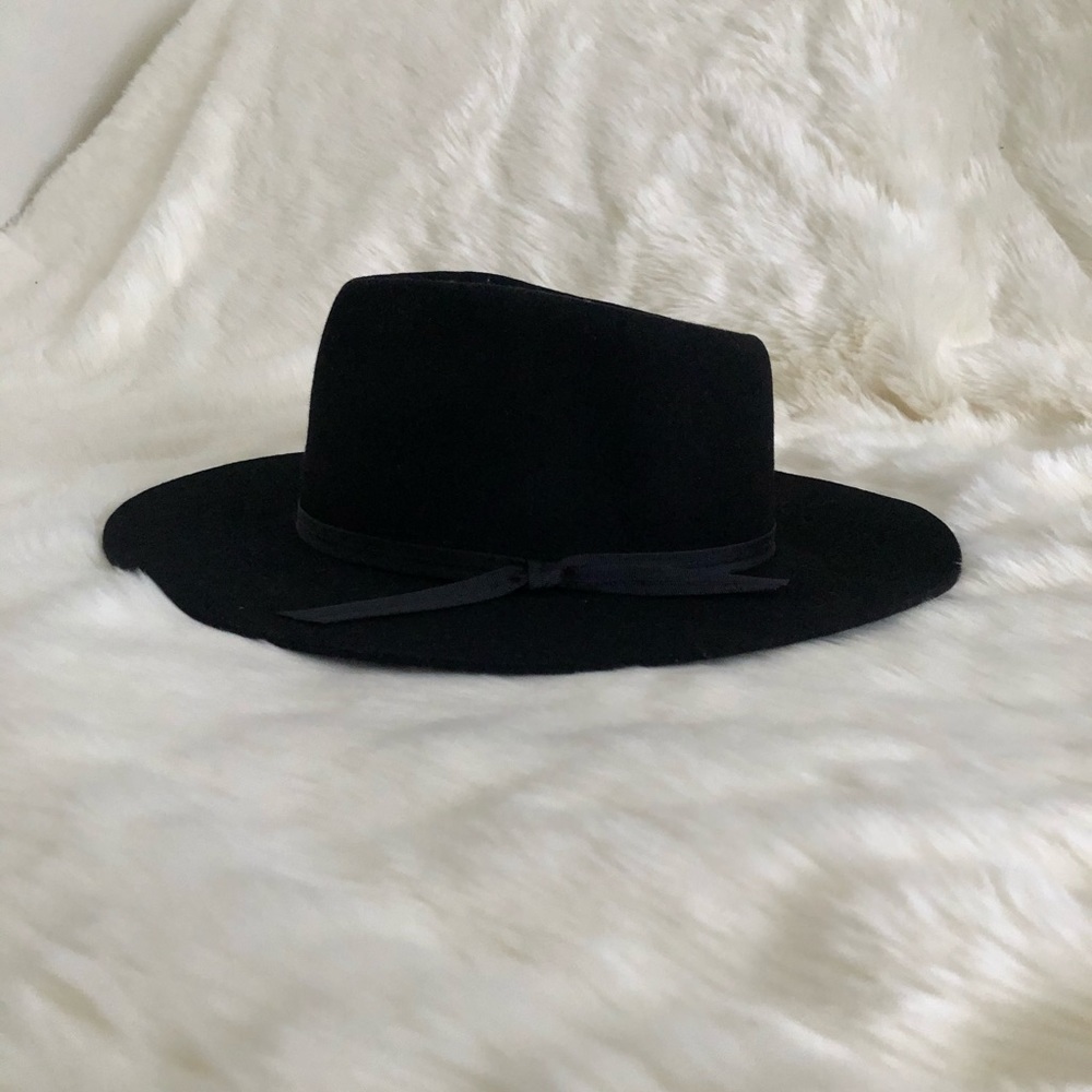 Lack Of Color Black Wool Hat